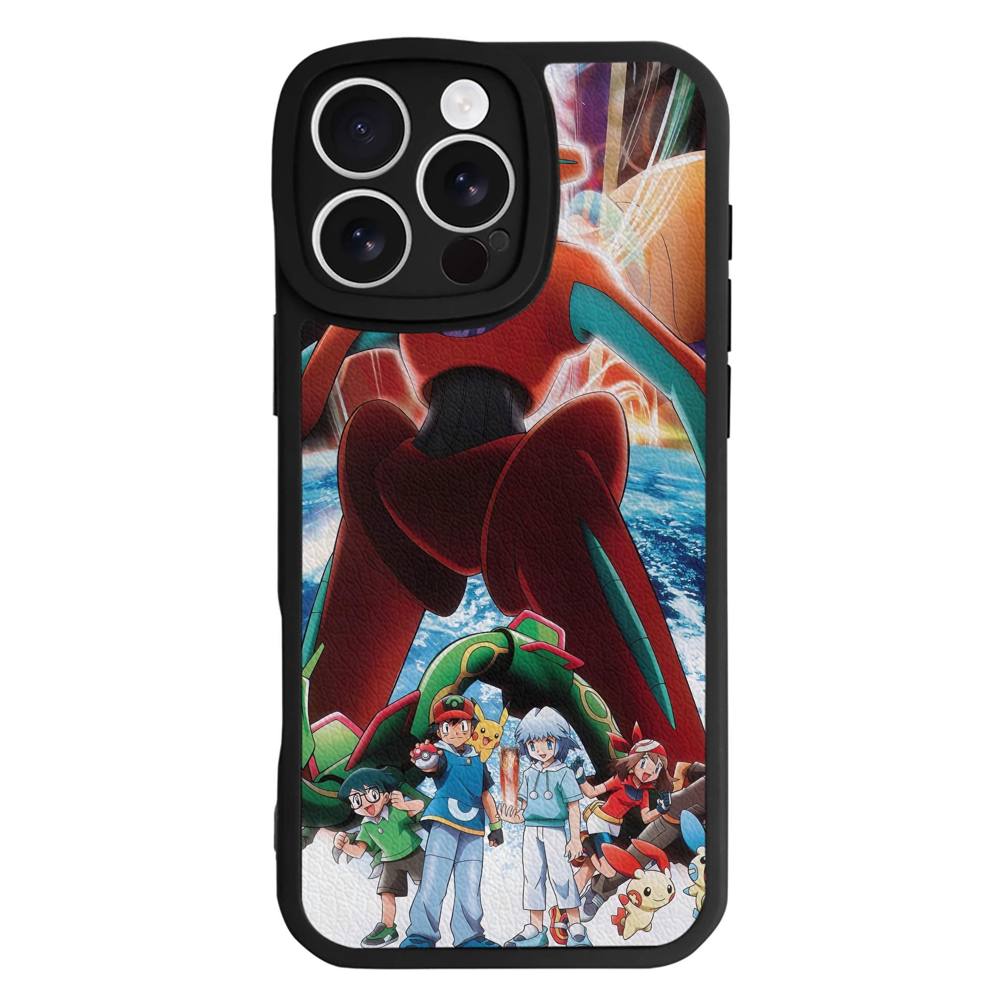 （画像用） ポケットモンスター Pokémon 【iPhone 16シリーズ対応】シリコンスマホケース（レザー調） 材質：シリコン